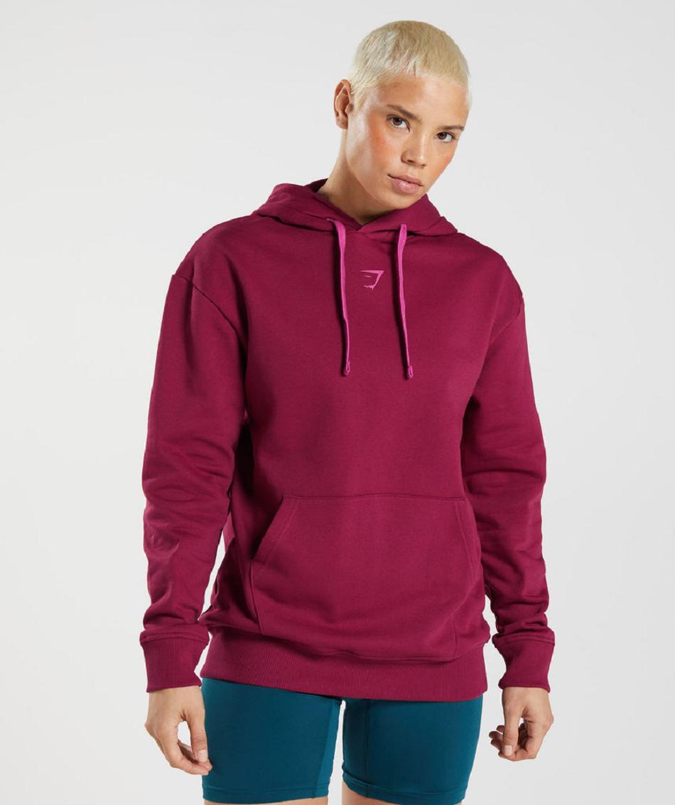 Gymshark Graphics Fraction Ženske Majica S Kapuljačom Roze | HR 3557OKI